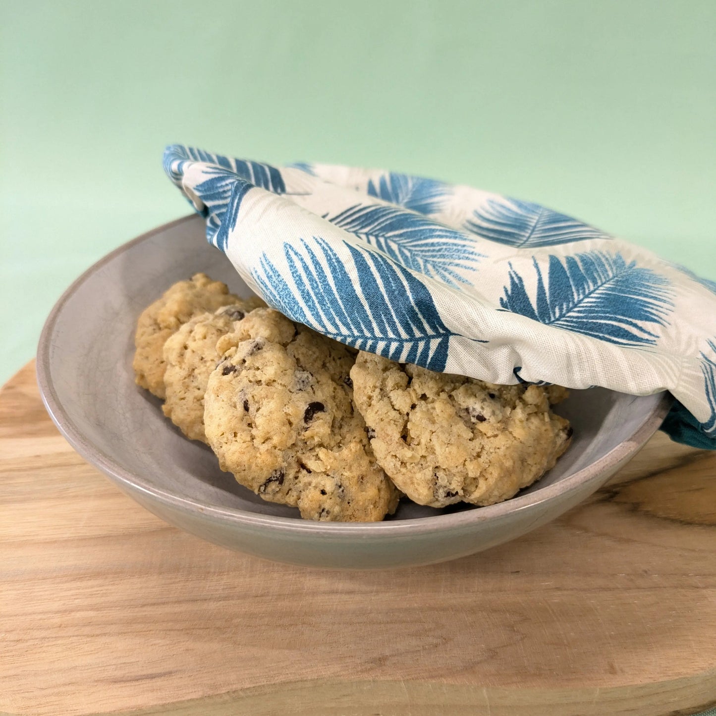 Charlotte à saladier, tissu Nasseau canard Po'fil