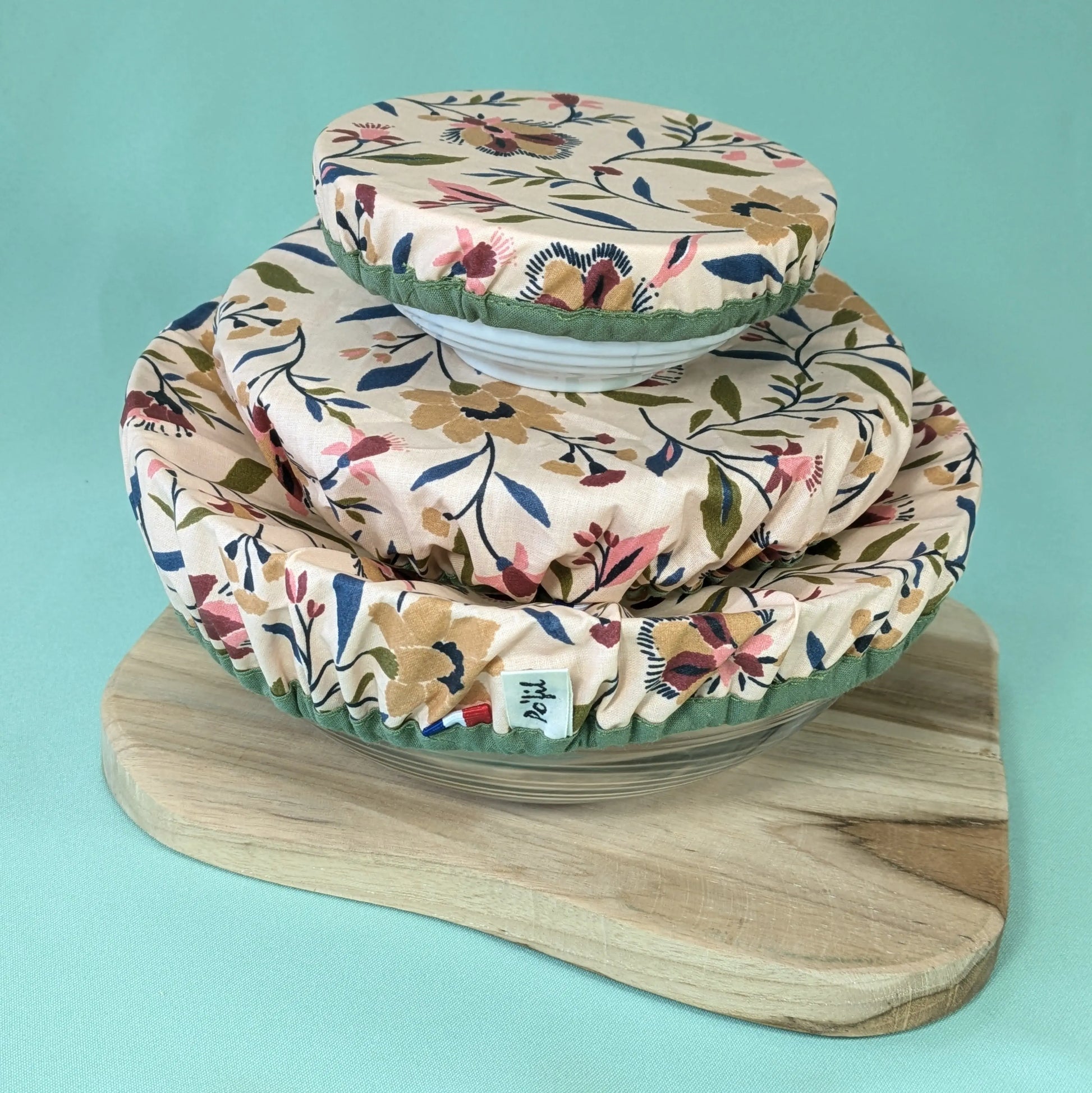 Charlotte à saladier, tissu Evelyne Po'fil