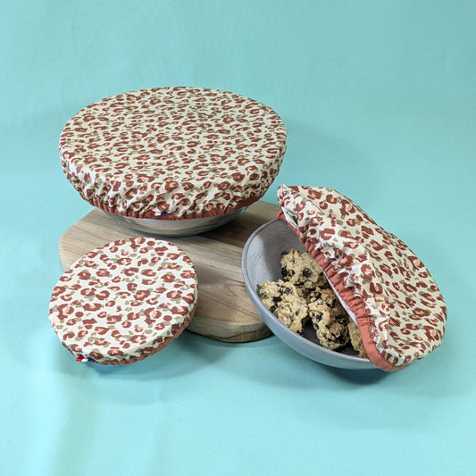 Charlotte à saladier, tissu Karli beige kaki Po'fil